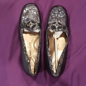 Italian bellini all leather flats